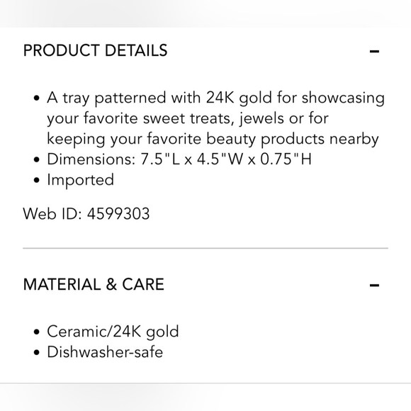 NIB Beautiful Talianna Lily Pad Catchall Tray - Picture 5 of 5